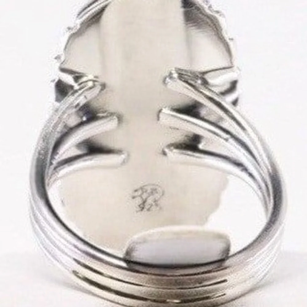 Myra Benally Running Bear Navajo Sterling silver Turquoise Ring Statement‎